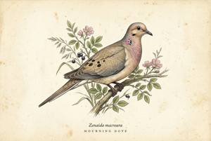 Mourning Dove illustration