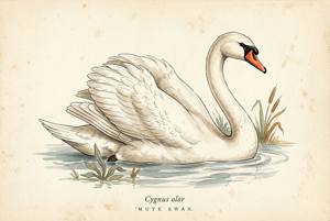 Mute Swan illustration
