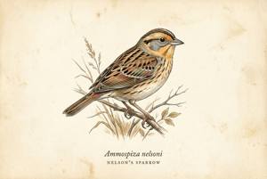 Nelson's Sparrow illustration