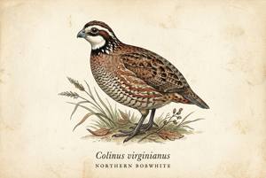 Northern Bobwhite illustration
