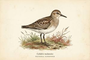 Pectoral Sandpiper illustration