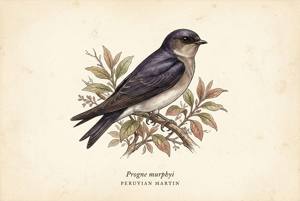Peruvian Martin illustration