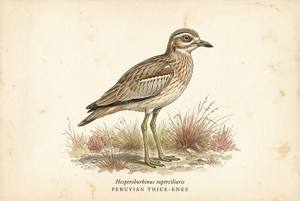 Peruvian Thick-knee illustration
