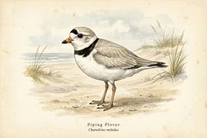Piping Plover illustration