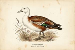 Radjah Shelduck illustration