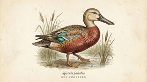 Red Shoveler illustration
