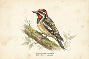 Red-naped Sapsucker illustration