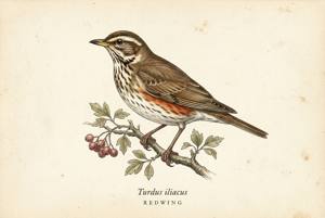 Redwing illustration