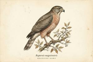 Roadside Hawk illustration