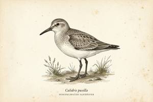 Semipalmated Sandpiper illustration