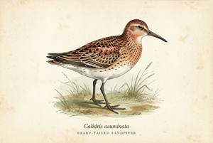 Sharp-tailed Sandpiper illustration