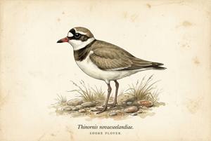 Shore Plover illustration