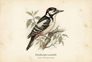 Sind Woodpecker illustration