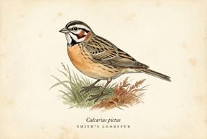 Smith's Longspur illustration