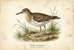 Spotted Sandpiper illustration