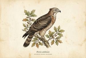 Sulawesi Honey-buzzard illustration