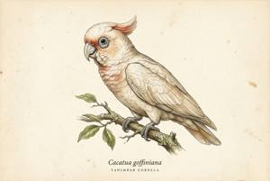 Tanimbar Corella illustration