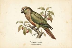 Timneh Parrot illustration