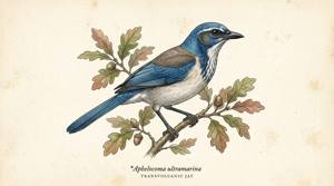 Transvolcanic Jay illustration