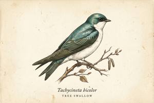 Tree Swallow illustration