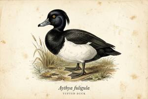 Tufted Duck illustration
