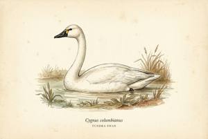 Tundra Swan illustration