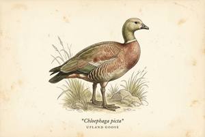 Upland Goose illustration