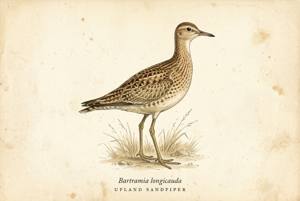 Upland Sandpiper illustration