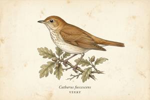 Veery illustration