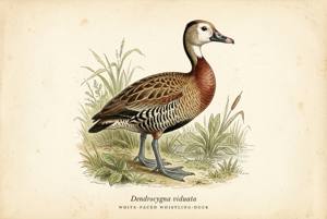 White-faced Whistling-Duck illustration