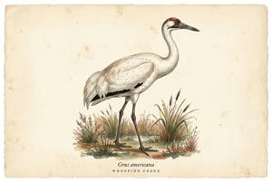 Whooping Crane illustration