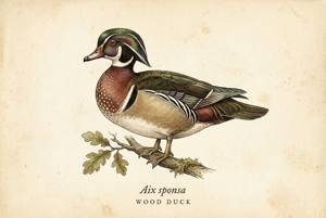 Wood Duck illustration